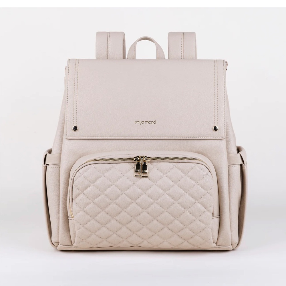 Enya Mond Luna Diaper Bag, color isabelline